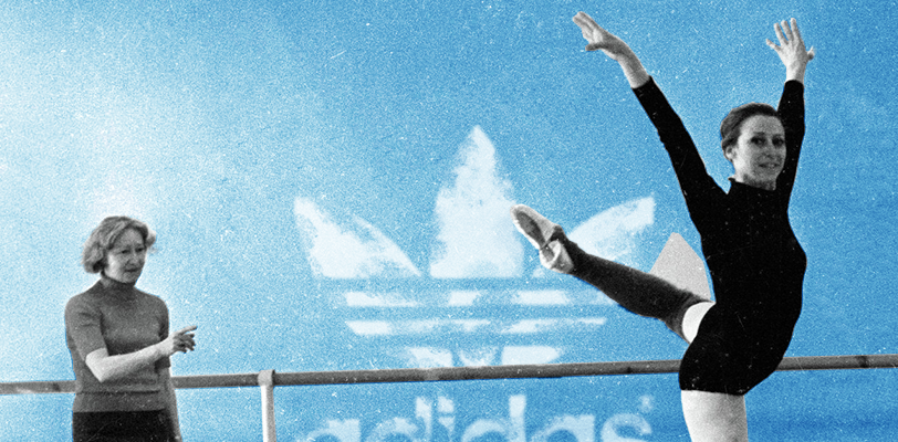The fourth visual reminder for Adidas: Maya Plisetskaya