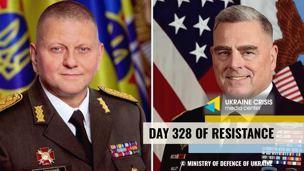 Day 328 Ukraine U S Top Military Chiefs Meet In Person Ahead Of