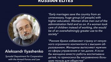 Aleksandr Ilyashenko: "Early Marriages Save the Country from Highly Educated Women"