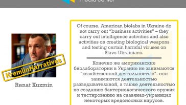 #KremlinNarratives: Renat Kuzmin on biolabs