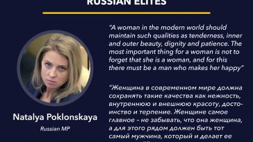 Misogynist and Homophobic Quotes of Russian Elites: "A Woman Must Not Forget That She Is A Woman"