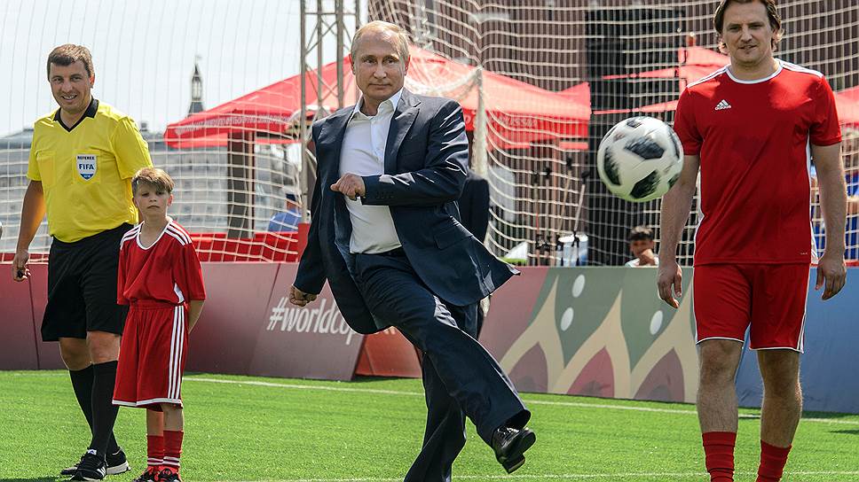 Putin and football