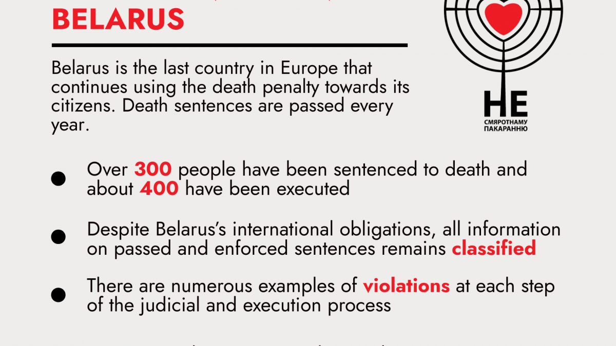 Death Penalty in Belarus UACRISIS.ORG