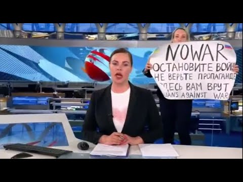 Скриншот з відео програми “Время”, російського першого каналу