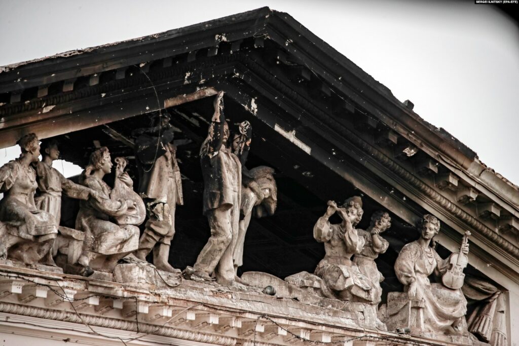 The Drama Theater in Mariupol