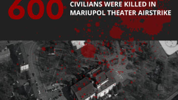 Victims Among Civilians in Mariupol theater airstrike