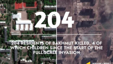 204 residents of Bakhmut Killed
