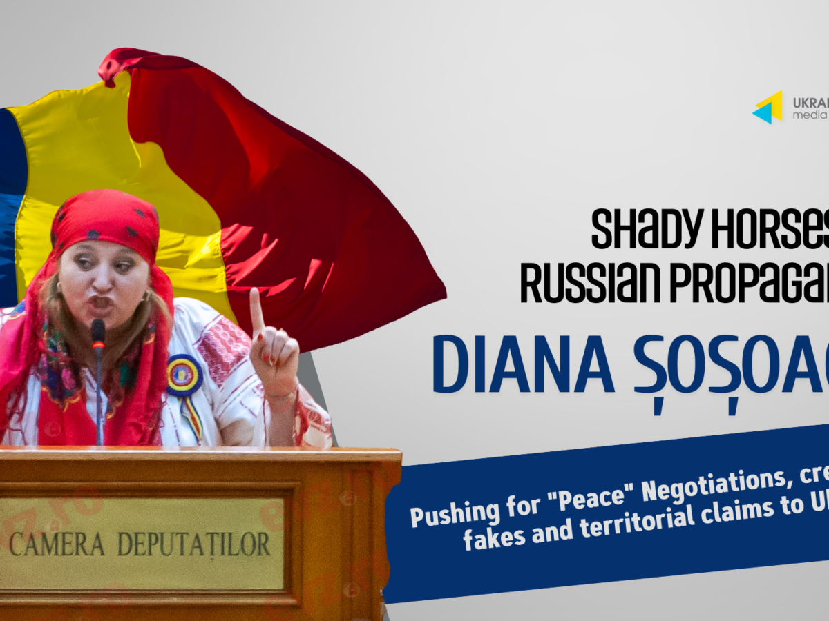 Kremlin Shady Horses: Diana Șoșoacă. Pushing for 