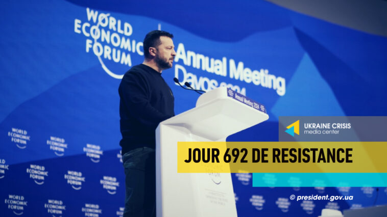 Zelenskyy au Forum de Davos - “cette année devrait être décisive”